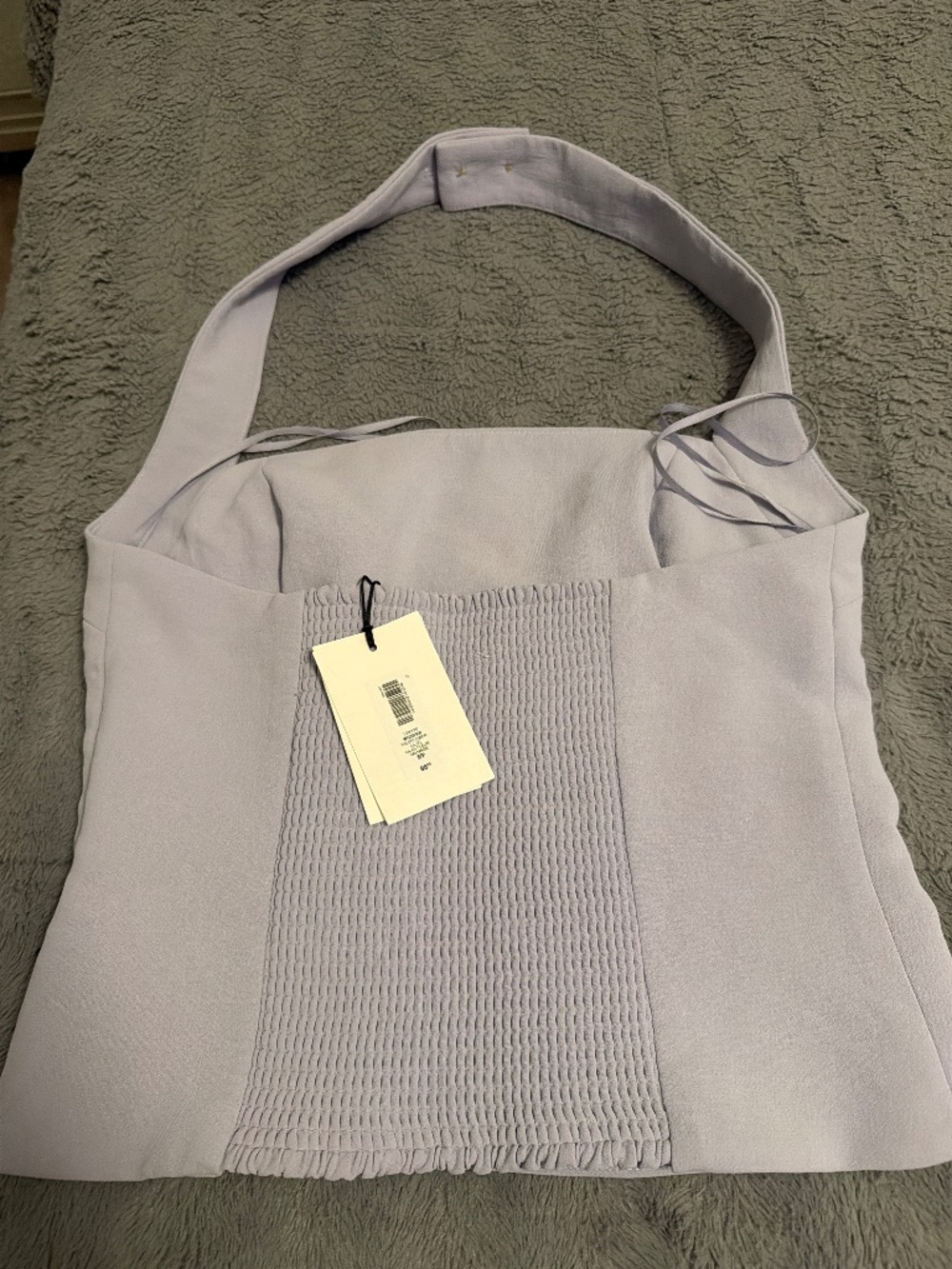 Lilac halter aritzia top